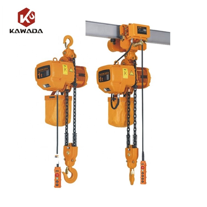 Electric Chain Hoist Factory - Single Phase Monorail Trolley Custom