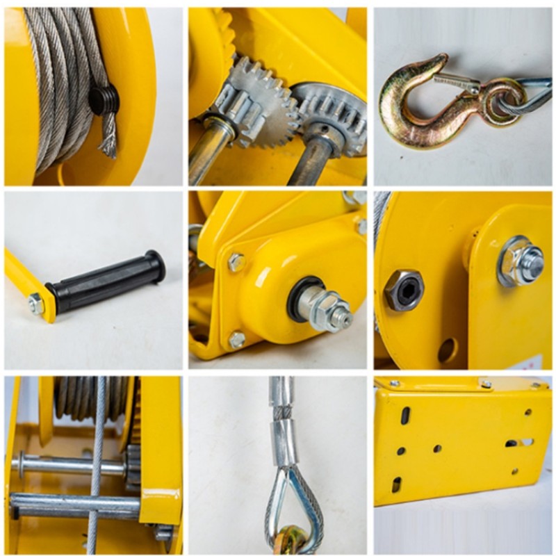 Manual Hand Winch Supplier - 1200-2600lbs Mini Capstan Winch