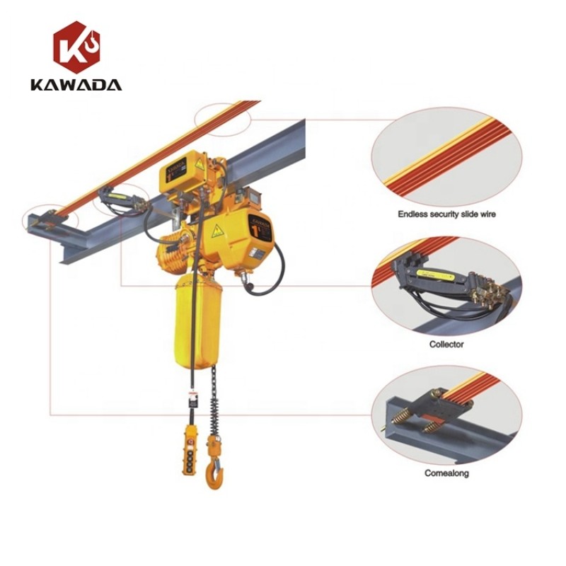 Electric Chain Hoist Factory - Single Phase Monorail Trolley Custom
