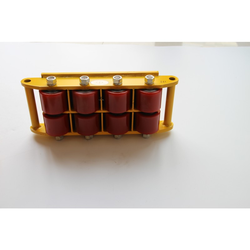 Machine Moving Trolley Supplier - 6ton Roller Skates Loading