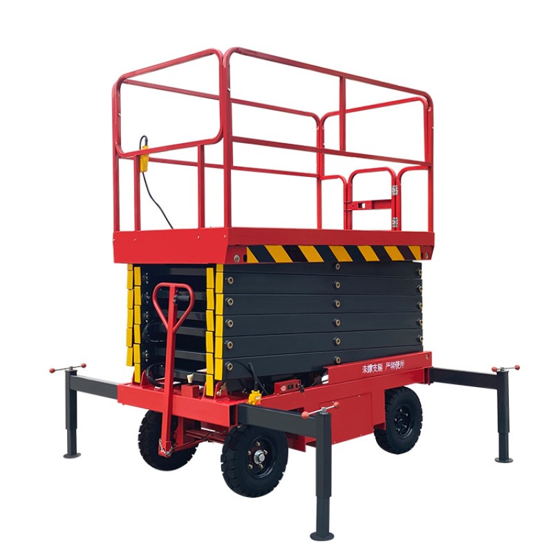 Scissor Lift Work Platform Factory - 12M 16M Self-Propelled Diesel
