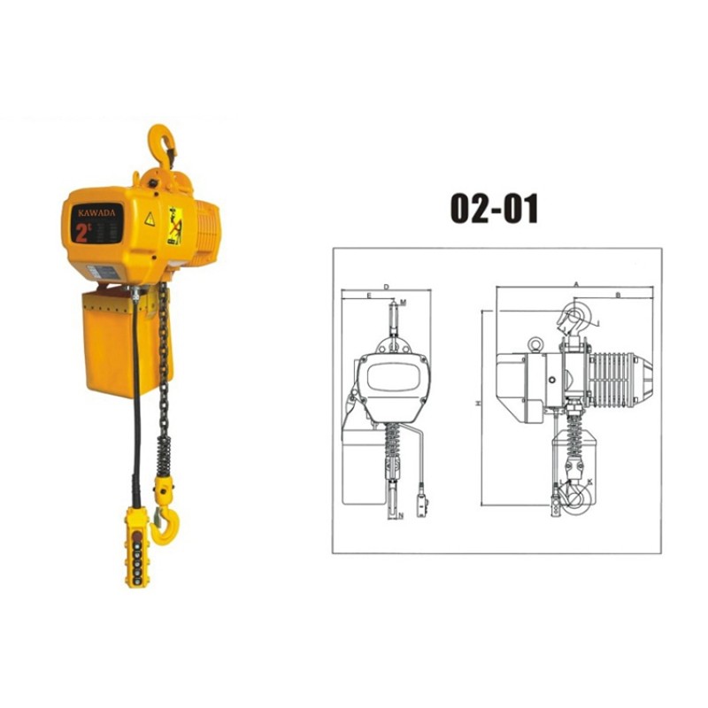 Electric Chain Hoist - G80 Chain Hook Type Construction Tools