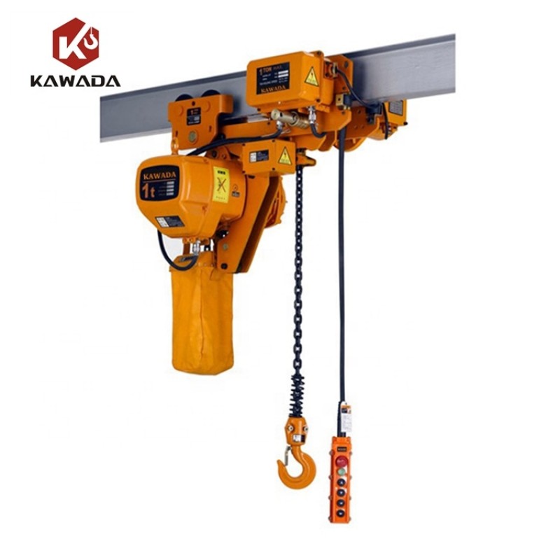 Electric Chain Hoist Factory - Single Phase Monorail Trolley Custom