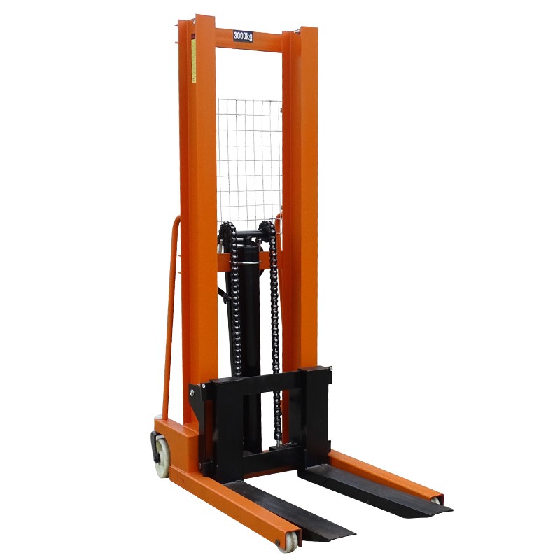 Semi Electric Stacker Factory - 400kg 2 Ton Manual Forklift