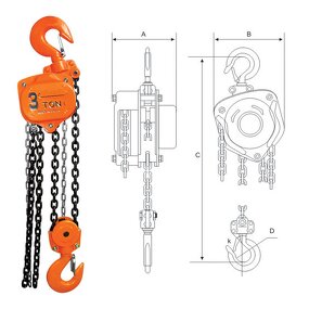 Non-sparking Chain Block Supplier - HS Type 1 Ton Manual