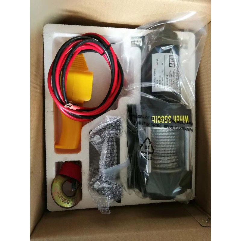 Portable Electric Winch Manufacturer - 4500 lb 12V 24V 48V