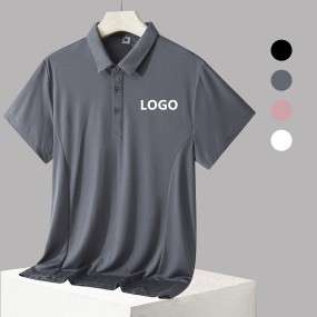 Men's Polo Shirts - Custom Printed Logo Plain