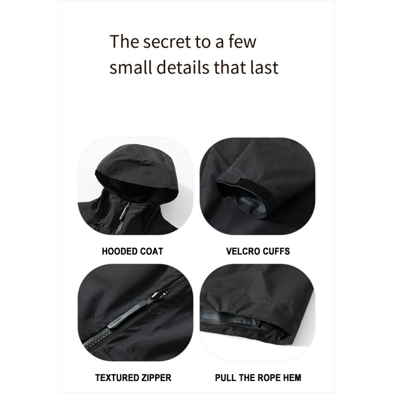 Men's Windbreaker Jacket - Insulated Waterproof