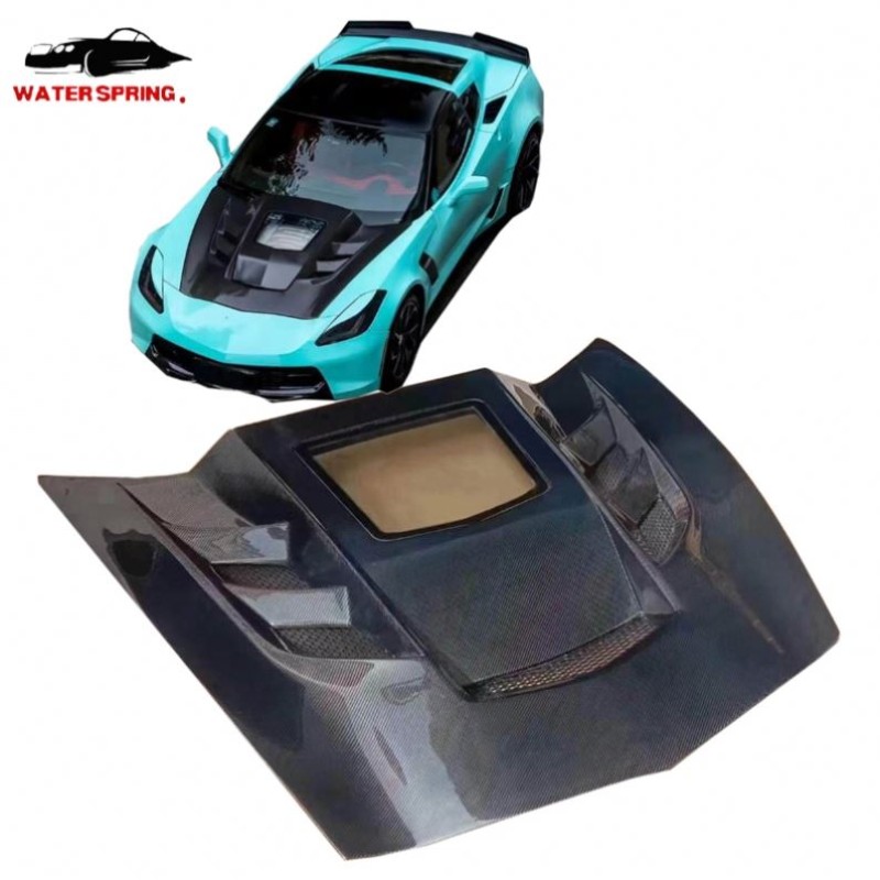 Mercedes-Benz CLS Carbon Fiber Hood Factory - 2019-2023 Transparent