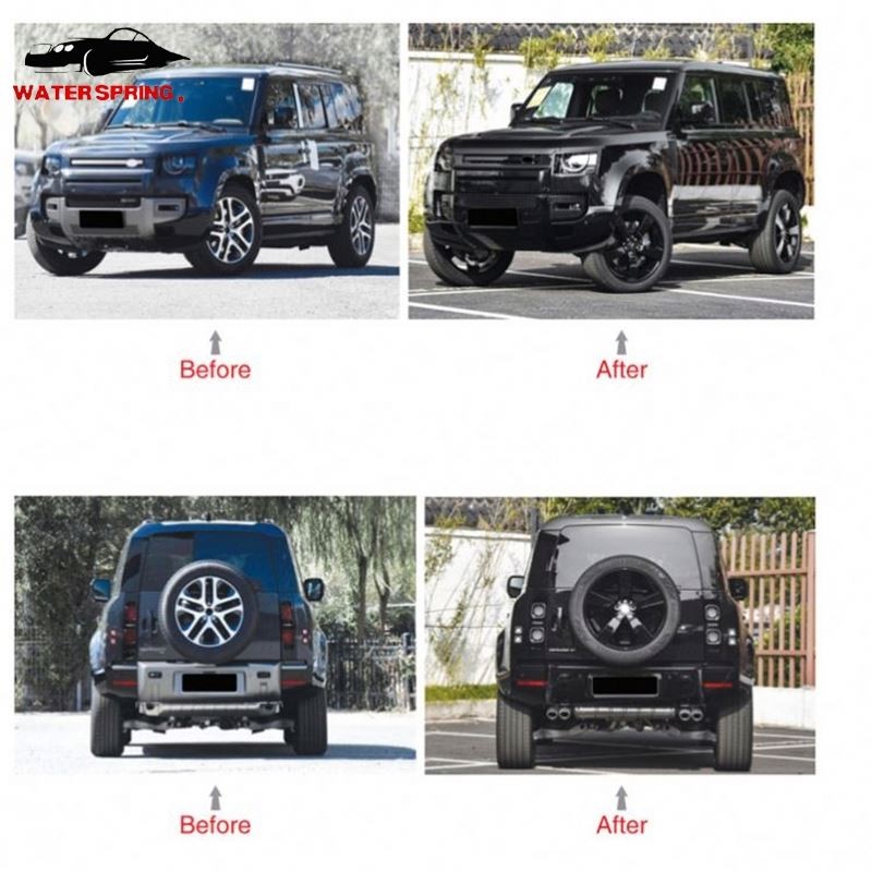Land Rover Defender Body Kit Factory - Glossy Black Spare Tire Cover