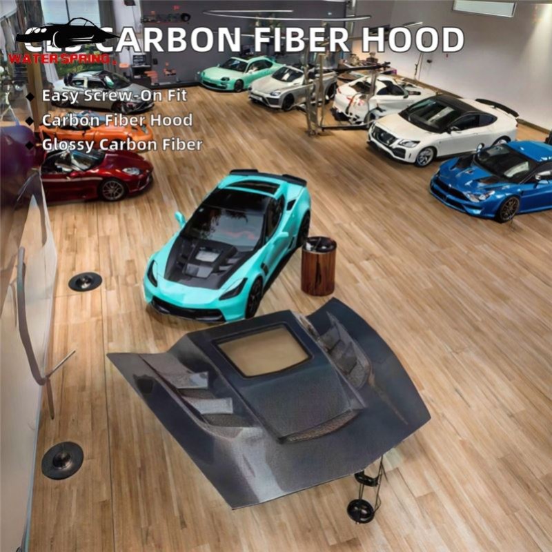 Mercedes-Benz CLS Carbon Fiber Hood Factory - 2019-2023 Transparent