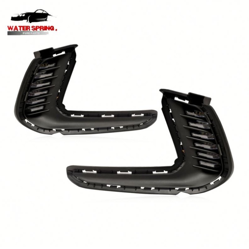 Hyundai Elantra LED DRL Factory - Fog Lights Cover Daytime Running Light