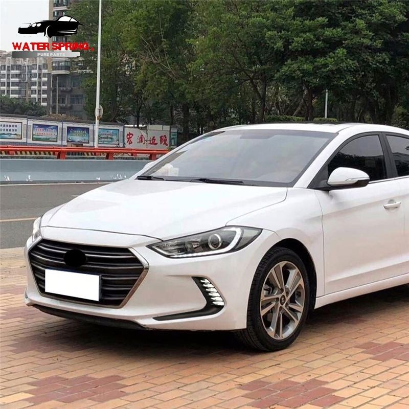 Hyundai Elantra LED DRL Factory - Fog Lights Cover Daytime Running Light