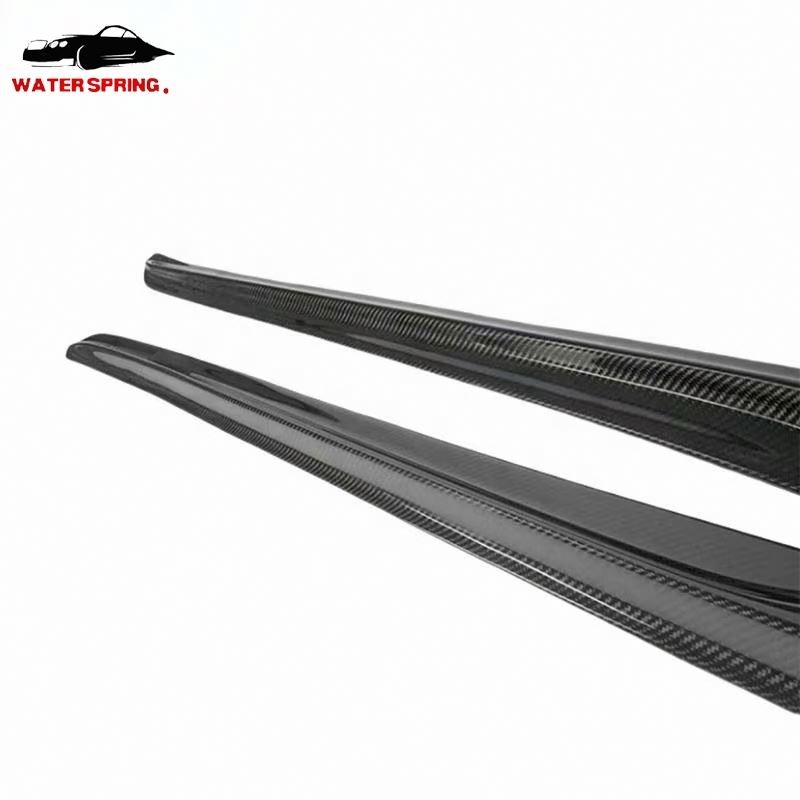 BMW F10 Carbon Side Skirts Factory - 3D DESIGN Style M5 Body Kit