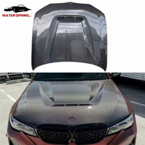 BMW G30 Carbon Fiber Hood Factory - OEM Fit GTS Style F90 M5