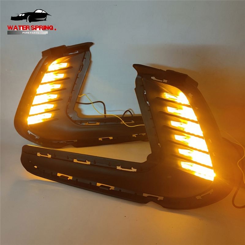 Hyundai Elantra LED DRL Factory - Fog Lights Cover Daytime Running Light