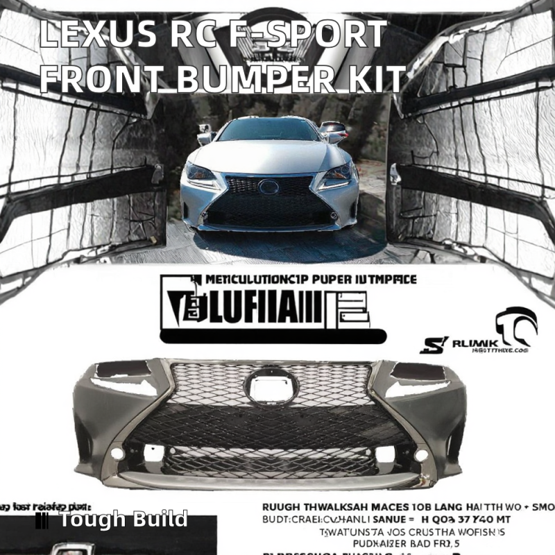 Lexus RC Front Bumper Body Kit Factory - ABS Upgrade F-Sport Style