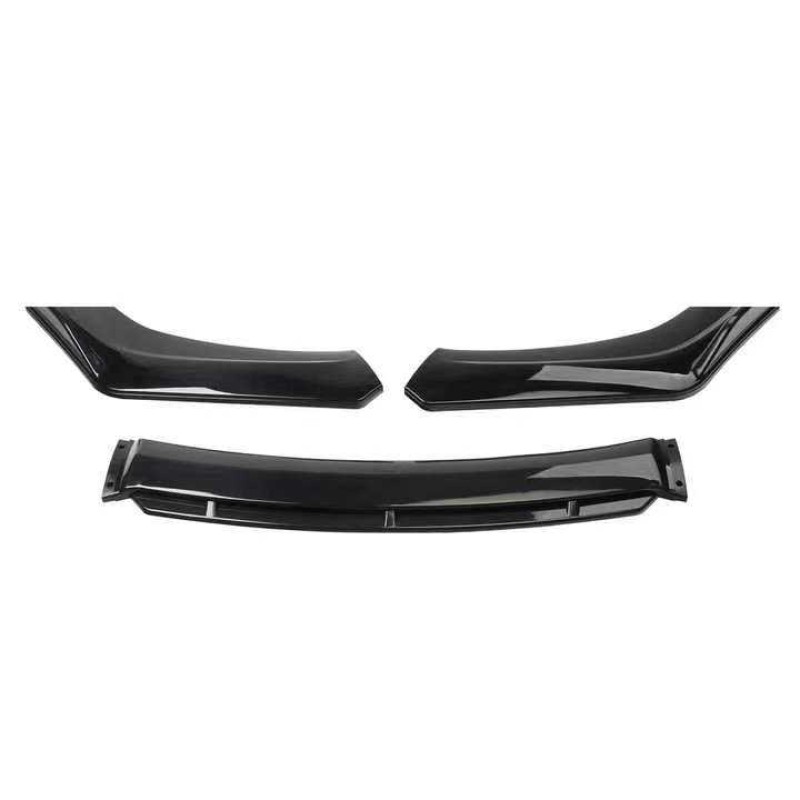 Universal Front Bumper Lip Factory - Gloss Black Red Two-Tone Body Kit