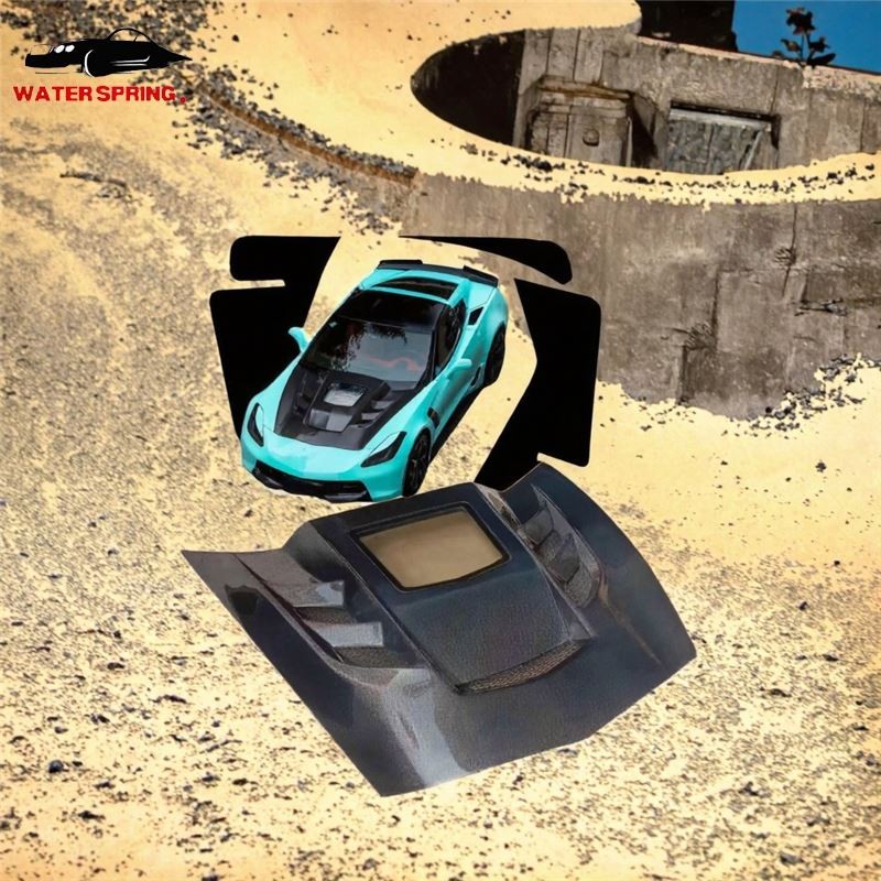 Mercedes-Benz CLS Carbon Fiber Hood Factory - 2019-2023 Transparent