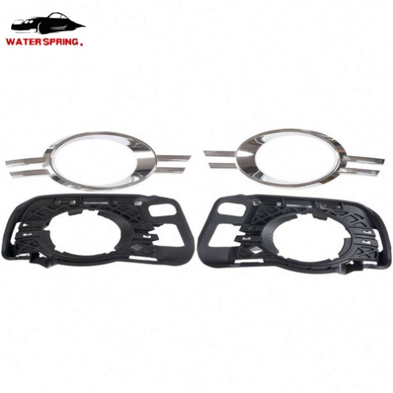 Mercedes W204 Fog Light Grille Factory - Chrome Trim Front Bumper Accessory