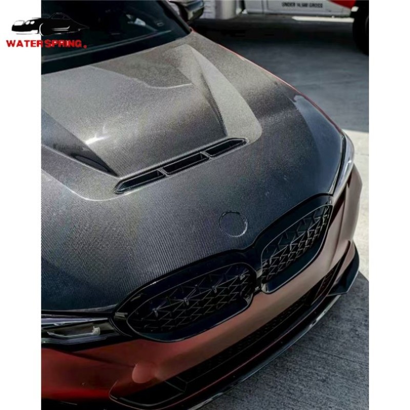 BMW G30 Carbon Fiber Hood Factory - OEM Fit GTS Style F90 M5