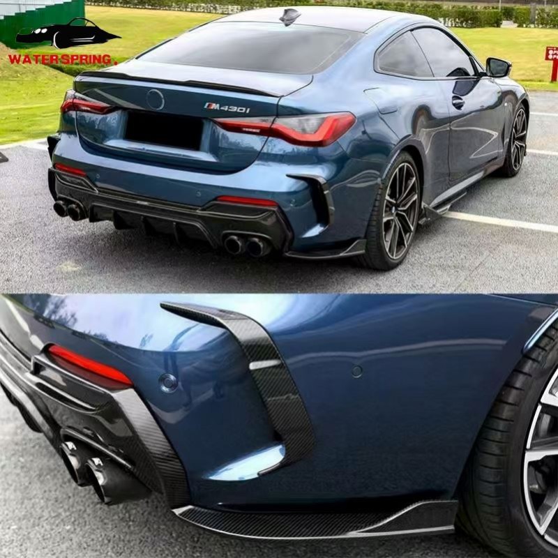 BMW G22 Carbon Rear Diffuser Factory - Sports Style Dry Carbon Spoiler