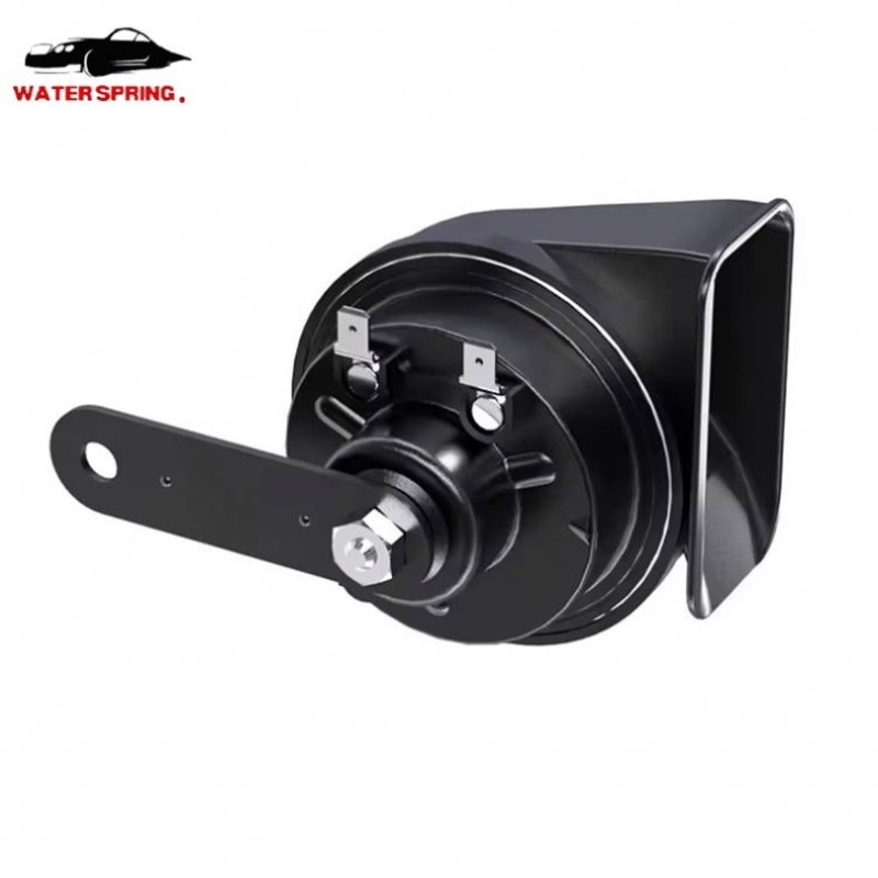 12V Car Horn Factory - 110-130dB Electric Snail Horn with Speaker