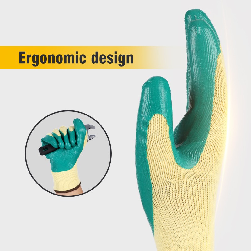 Latex Coated Construction Gloves - Custom