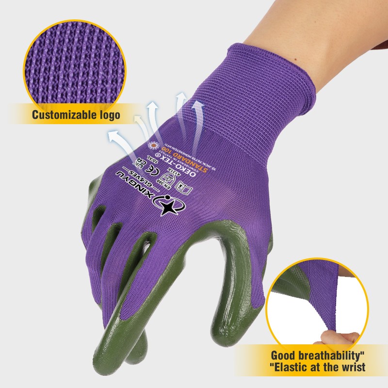 Nitrile Coated Work Gloves - Minimalist