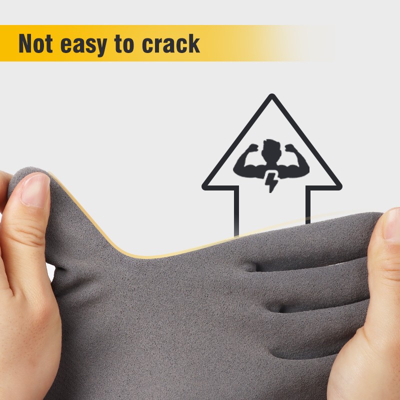 Latex Coated Safety Gloves - 15 Gauge Polyester