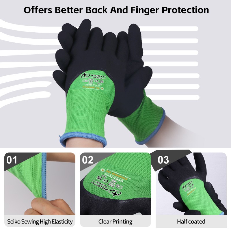 Industrial Nitrile Coated Gloves - High Quality
