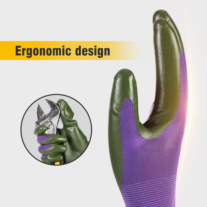 Nitrile Coated Work Gloves - Minimalist