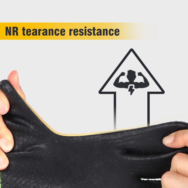 Nitrile Coated Work Gloves - 13 Gauge Black