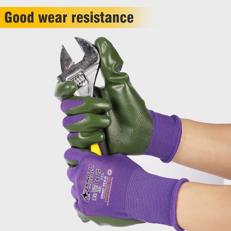 Nitrile Coated Work Gloves - Minimalist