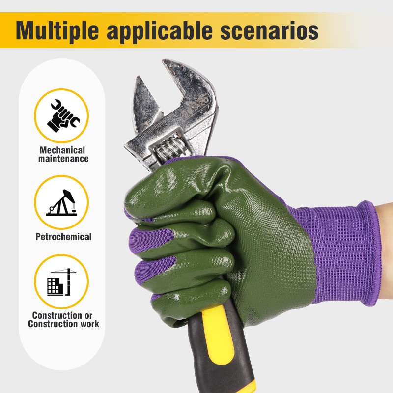 Nitrile Coated Work Gloves - Minimalist