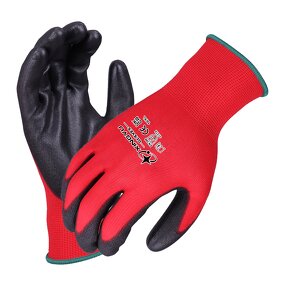 PU Coated Safety Gloves - Custom 13G Polyester