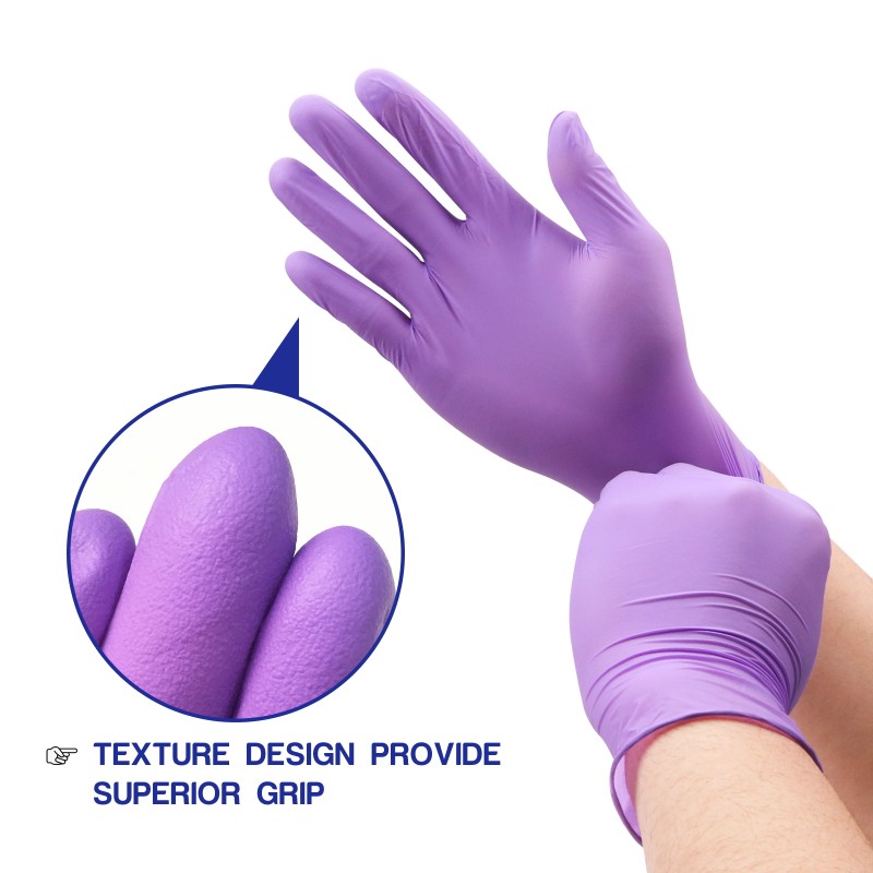 Disposable Nitrile Gloves - 4Mil Anti-Slip