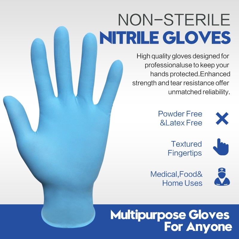 Disposable Nitrile Gloves - Waterproof Food