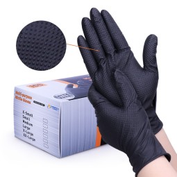 Disposable Nitrile Gloves - 8 Mil Diamond