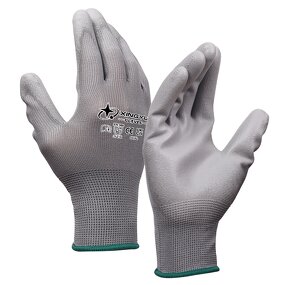 PU Coated Work Gloves - EN388 Safety Nylon