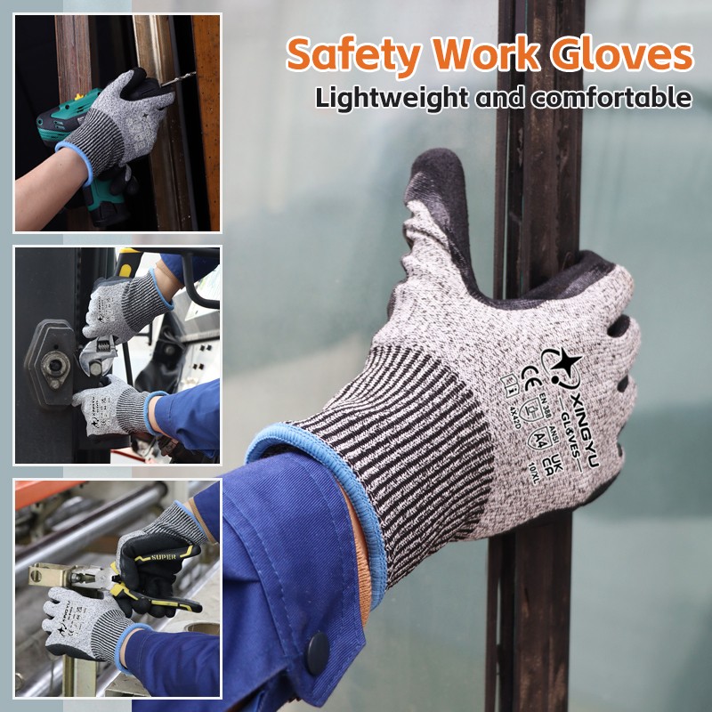 Cut Resistant Gloves - 13G HPPE Sandy Coated