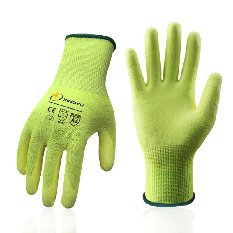 PU Coated Safety Gloves - Waterproof Garden