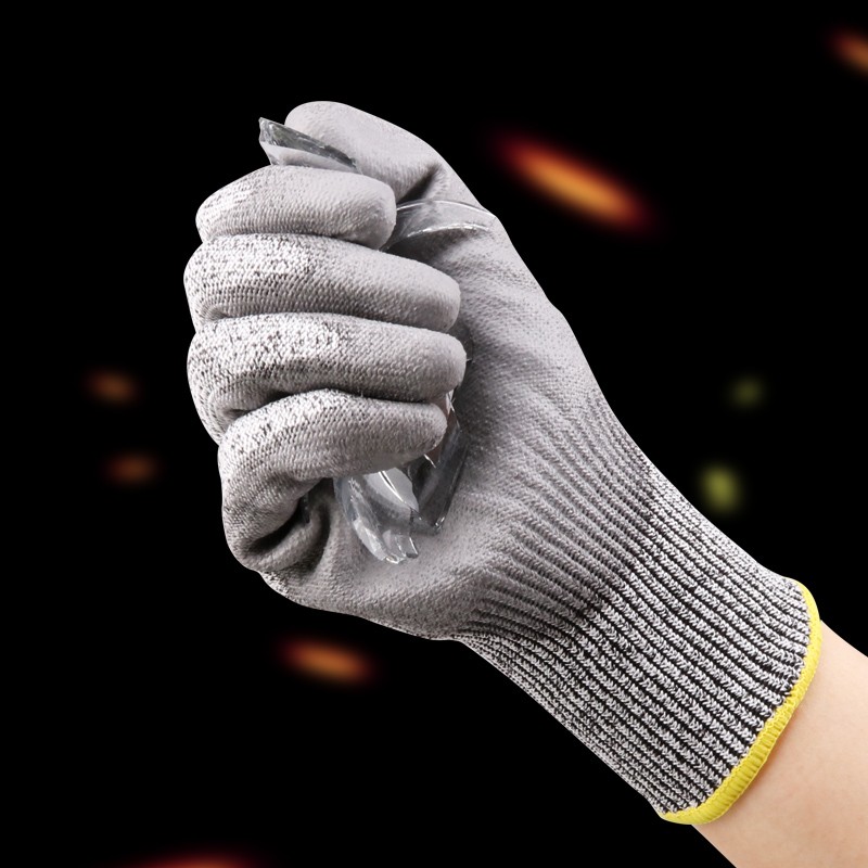 Cut Resistant Gloves - 13G HPPE PU Coating