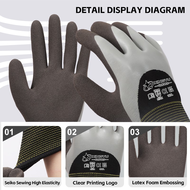 Industrial Safety Gloves - 13G Comfortable