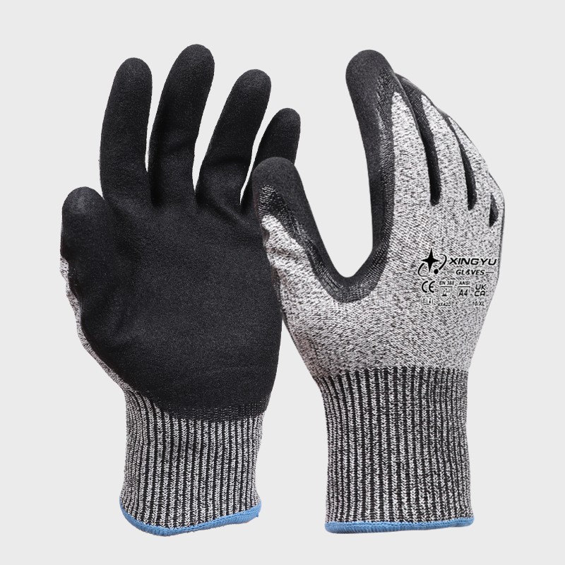Cut Resistant Gloves - 13G HPPE Sandy Coated