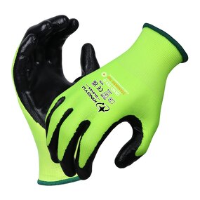 Nitrile Safety Work Gloves - Construction