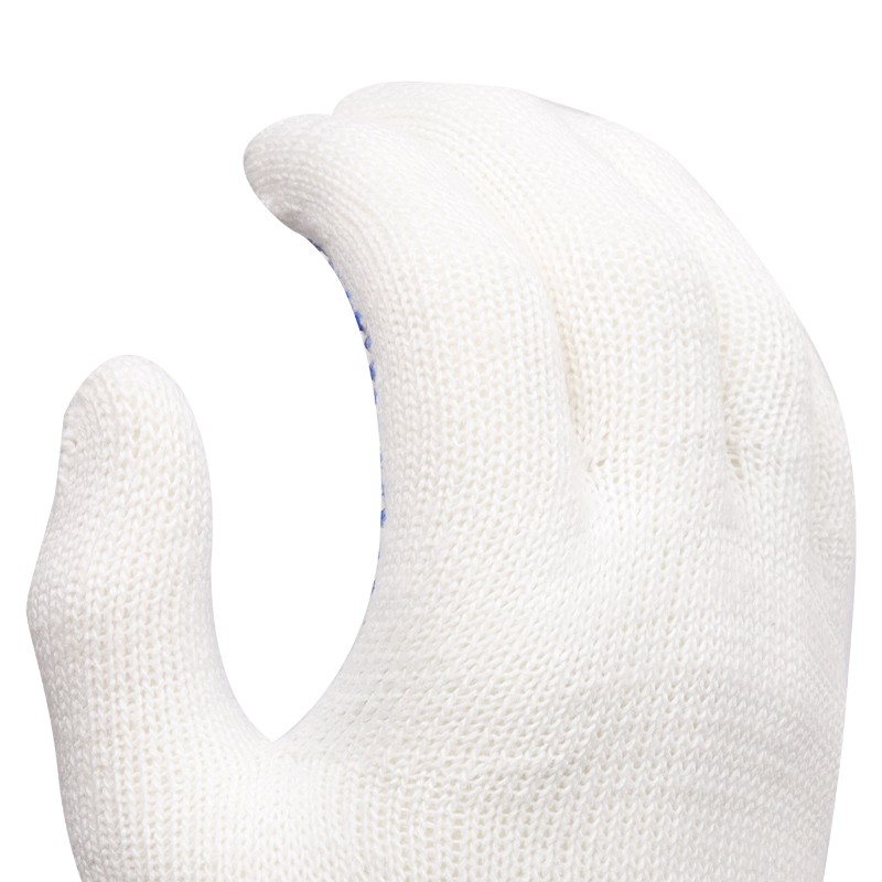 PVC Dots Working Gloves - Anti-Slip Blue