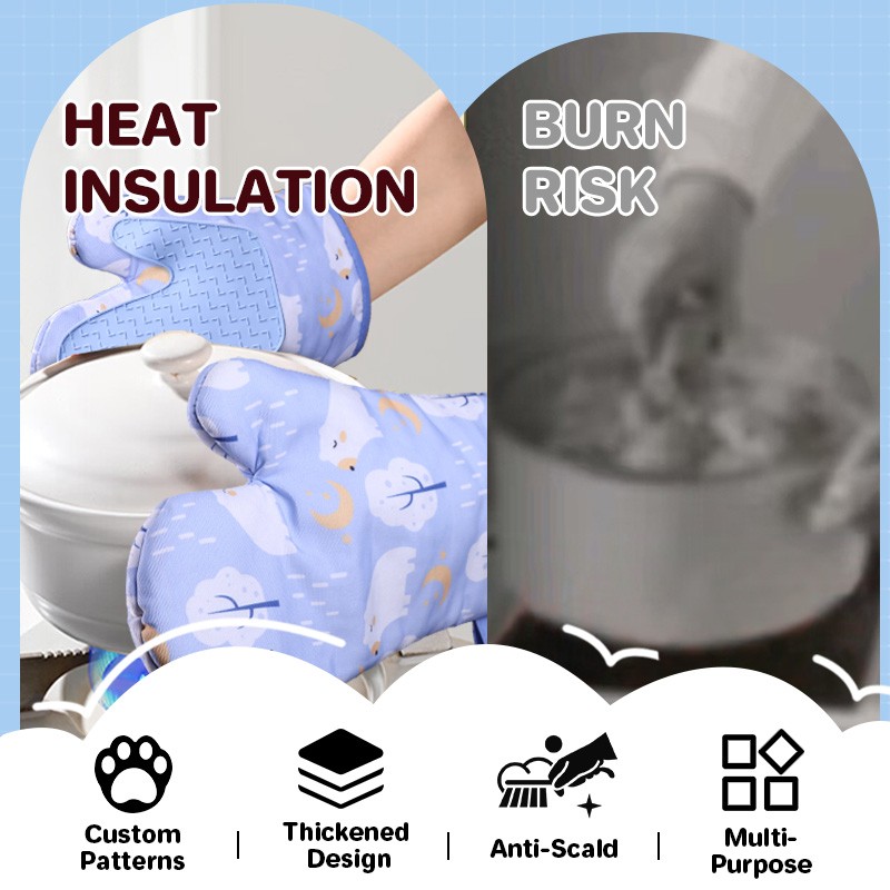 Kitchen Gloves - Best Heat Resistant Silicone