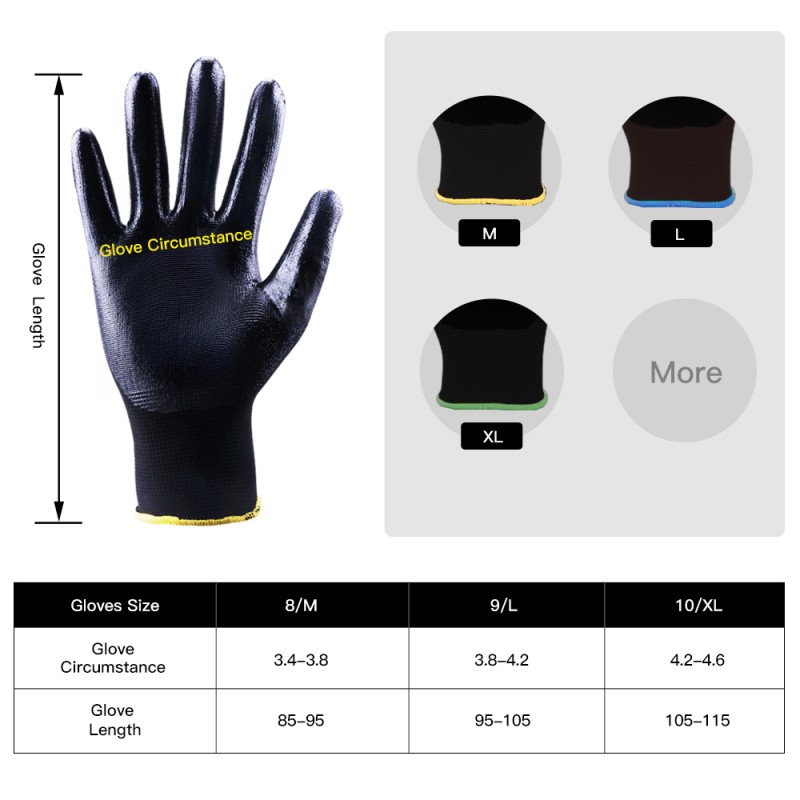 Chemical-Resistant Gloves - Nitrile Anti-Slip
