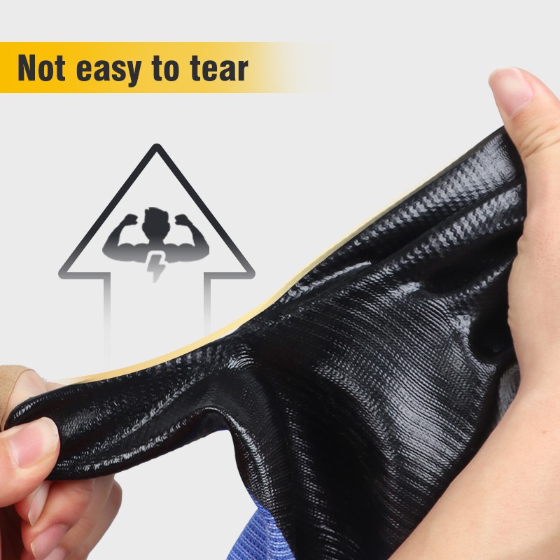 Nitrile Coated Safety Gloves - High Quality